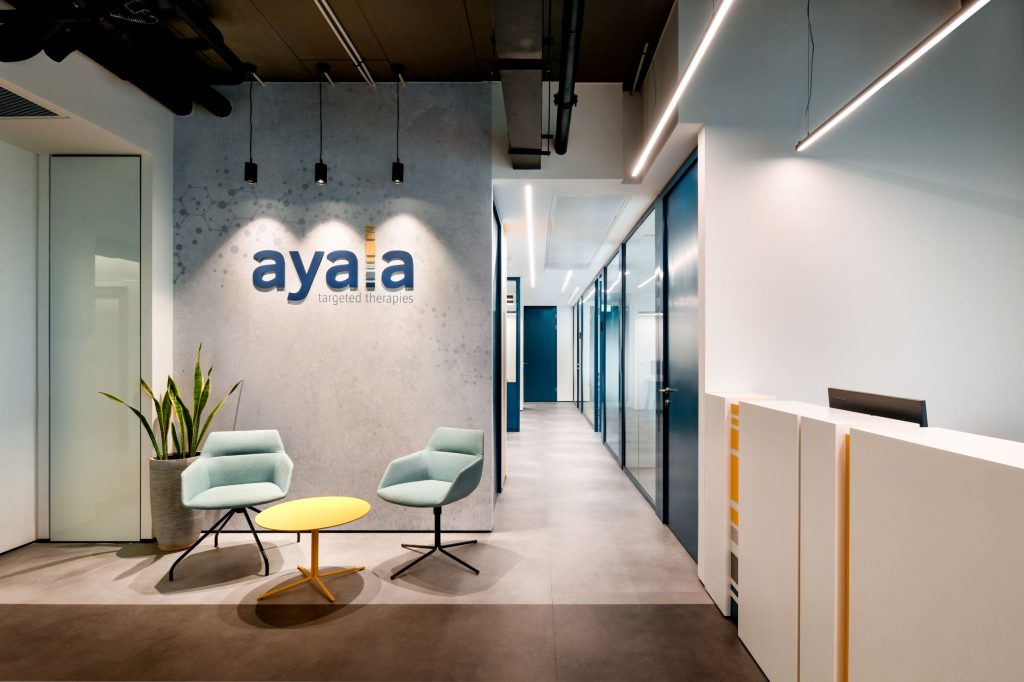 דונסקי אדריכלות חברות עיצוב פנים Ayala Pharmaceuticals, רחובות
